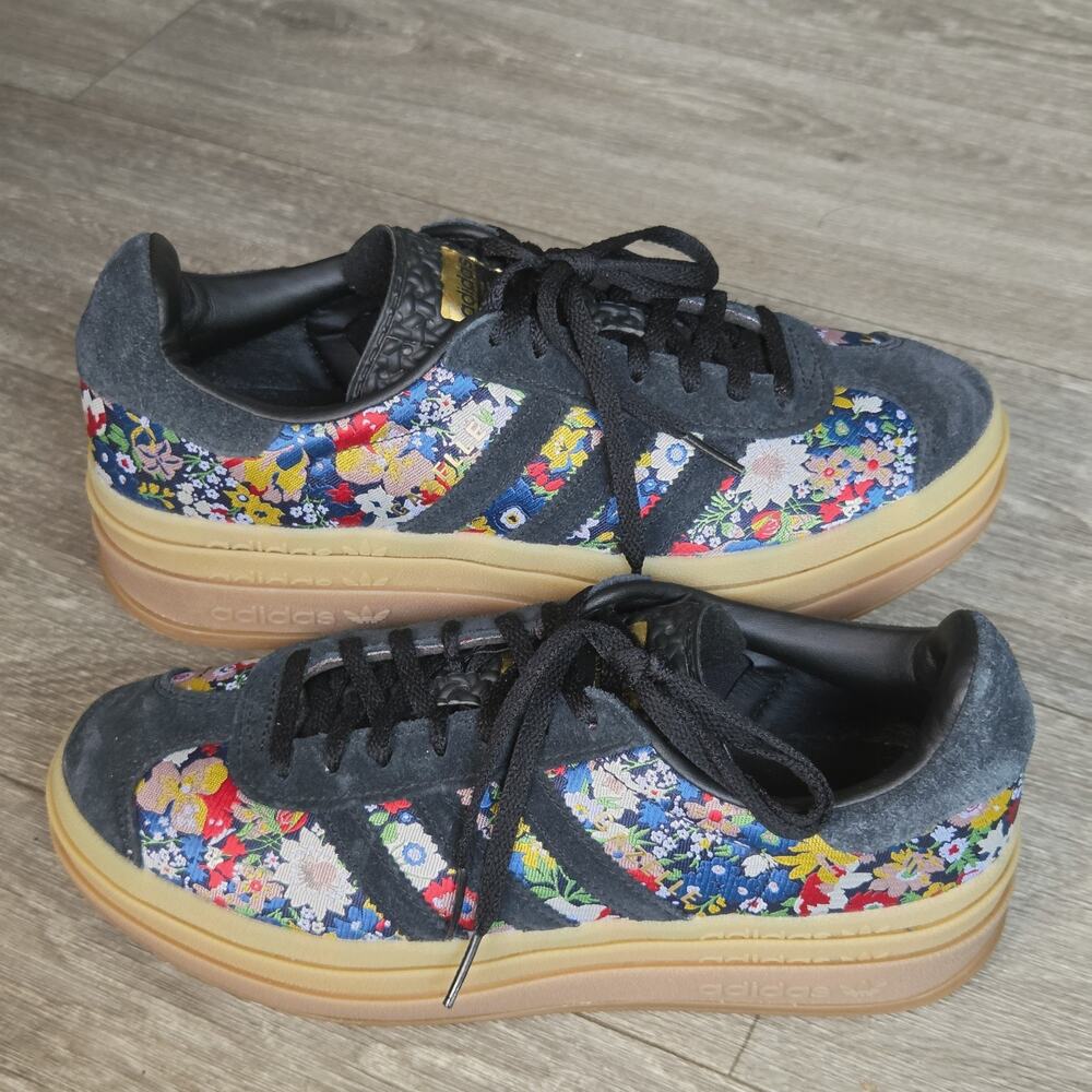 Adidas Liberty London X Wmns US 7.5 Gazelle Bold Floral Embroidery JI2572 - Picture 13 of 14